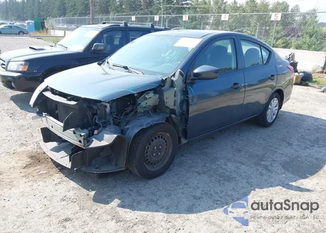 2016 Nissan Versa 1.6 S+ z USA, uszkodzony, nr VIN 3N1CN7AP0GL829007